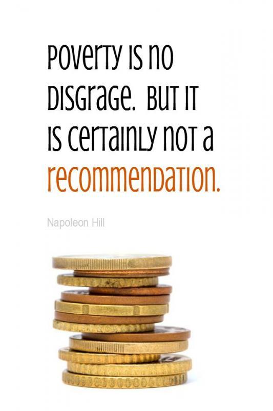 Poverty is no disgrace. But it is certainly not a recommendation Picture Quote #1