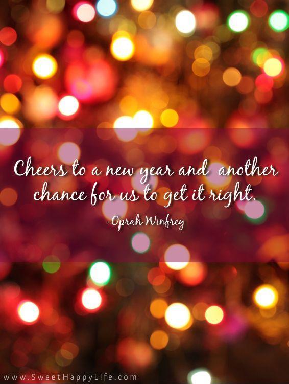 Cheers to a new year and another chance for us to get it right Picture Quote #2