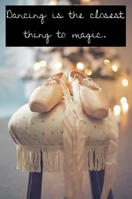 Dancing is the closest thing to magic Picture Quote #1