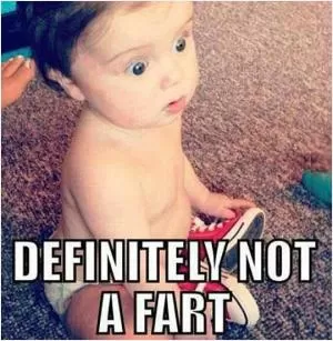 Definitely not a fart Picture Quote #1