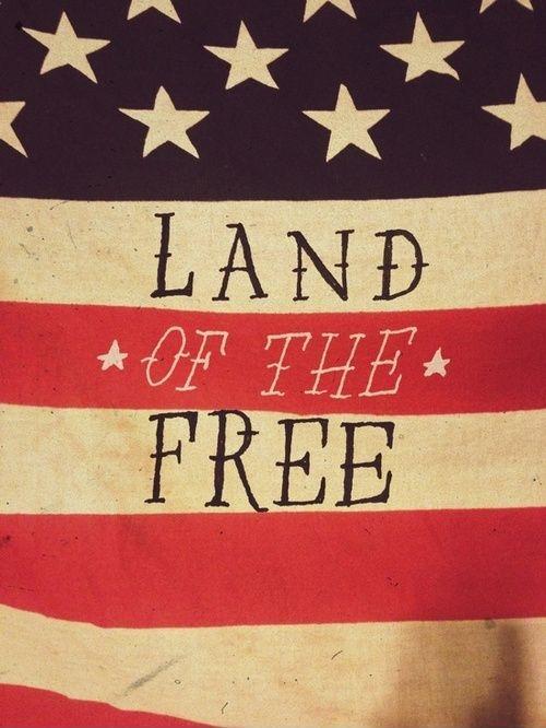 Land of the free Picture Quote #2