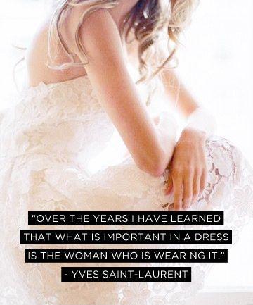 Over the years I have learned that what is important in a dress ...