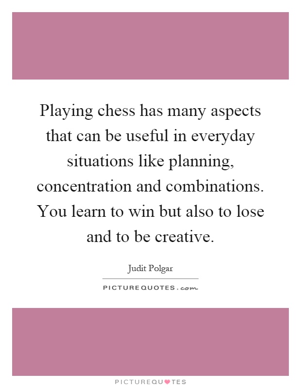 Chess Pathshala - A beautiful quote by Judit Polgar! . . Do like our page  to get updates on daily amazing quotes!