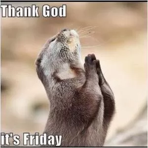 Thank God it's Friday Picture Quote #3