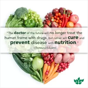 The doctor of the future will no longer treat the human frame with drugs, but rather will cure and prevent disease with nutrition Picture Quote #1