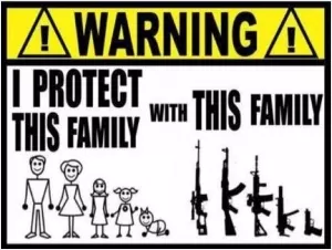I protect this family with this family Picture Quote #1