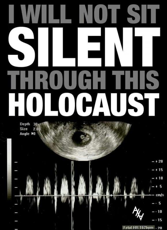I will not sit silent through this holocaust Picture Quote #1