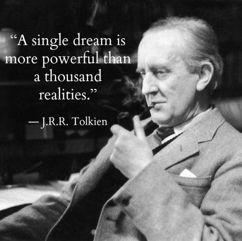 A single dream is more powerful than a thousand realities Picture Quote #2