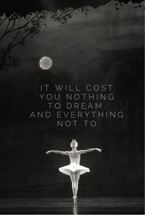 It will cost you nothing to dream, and everything not to Picture Quote #1