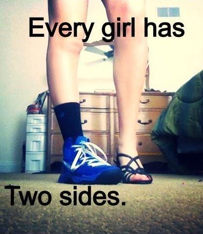 Every girl has two sides Picture Quote #1