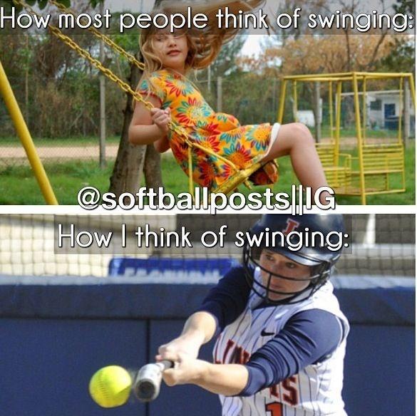 How most people think of swinging. How I think of swinging Picture Quote #1