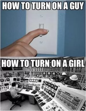 How to turn on a guy. How to turn on a girl Picture Quote #1