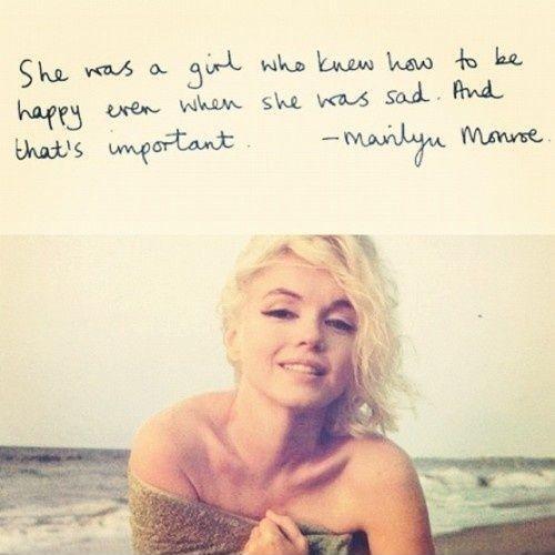 She was a girl who knew how to be happy even when she was sad Picture Quote #1