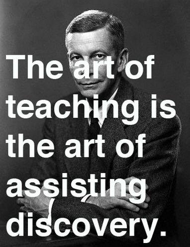 The art of teaching is the art of assisting discovery Picture Quote #2