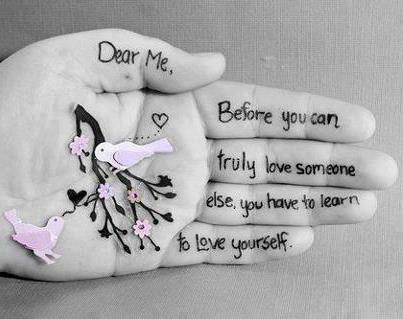 before you can truly love someone else, you have to learn to love yourself Picture Quote #1