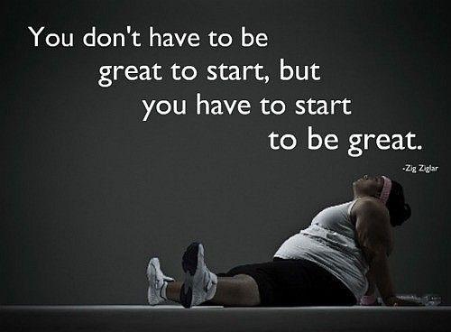 You don't have to be great to start, but you have to start to be great Picture Quote #2