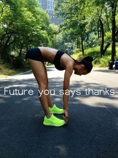 Future you says thanks Picture Quote #1