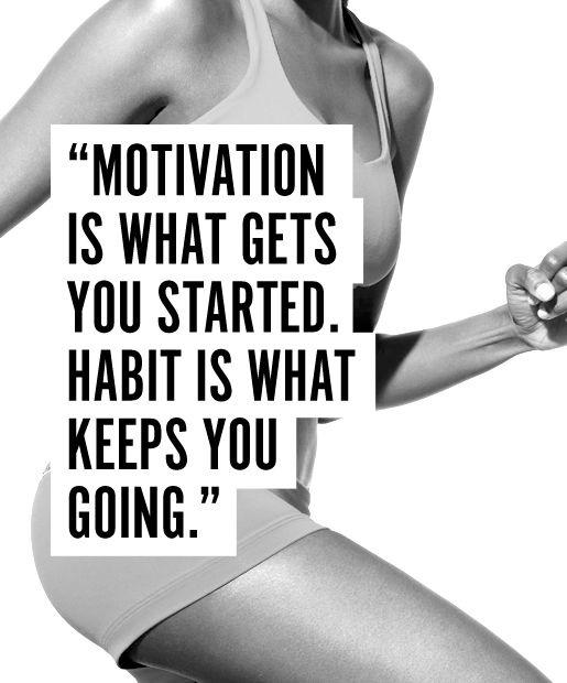 Motivation is what gets you started. Habit is what keeps you going Picture Quote #2