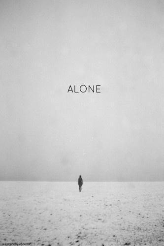Alone Picture Quote #1
