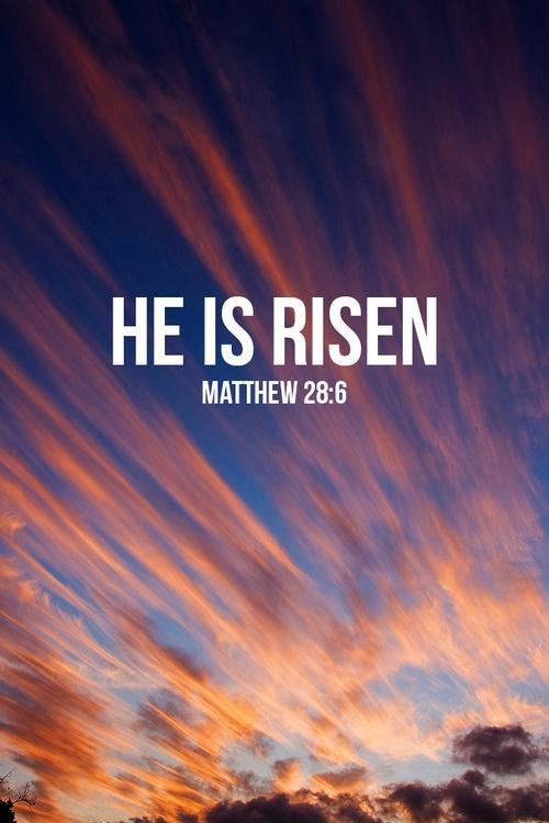 He is risen Picture Quote #1