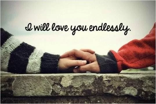 I will love you endlessly Picture Quote #1