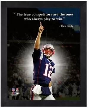 The true competitors are the ones who always play to win Picture Quote #1
