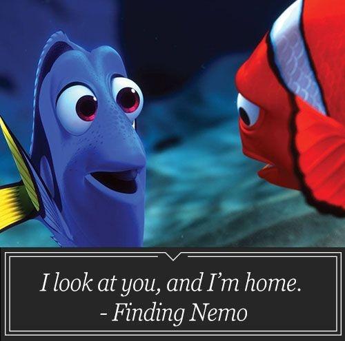 I look at you, and I'm home Picture Quote #1