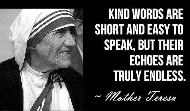 Kind words can be short and easy to speak, but their echoes are truly endless Picture Quote #2