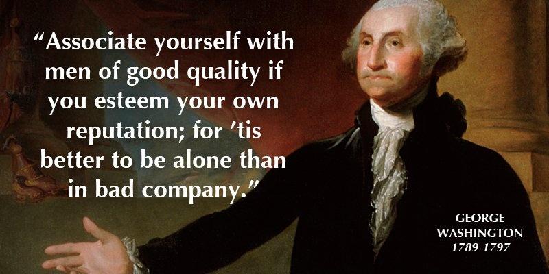 Associate yourself with men of good quality, if you esteem your own reputation; for ‘tis better to be alone than in bad company Picture Quote #2