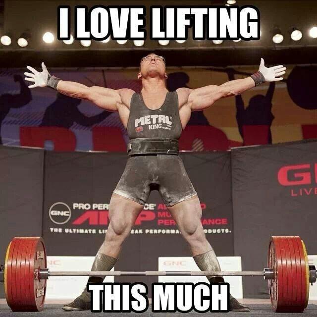 I love lifting this much Picture Quote #1