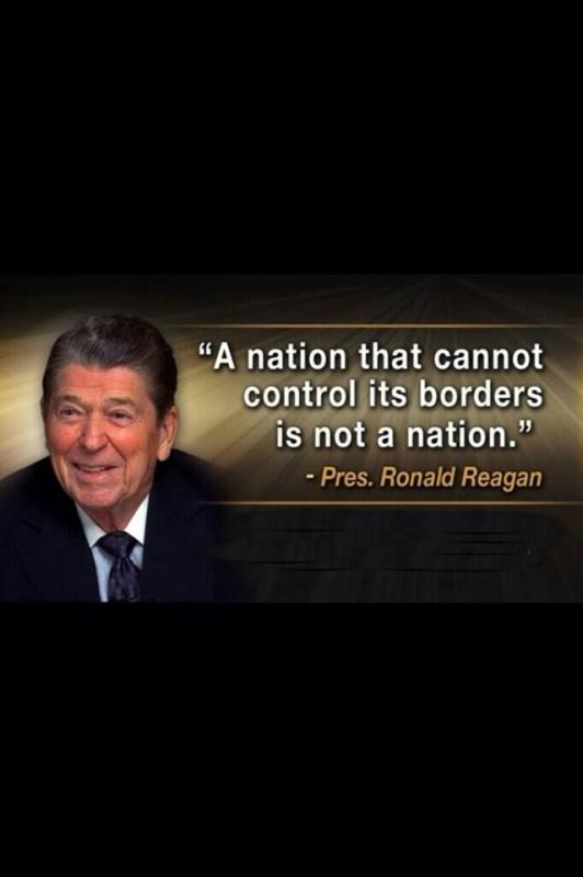 A nation that cannot control its borders is not a nation Picture Quote #1