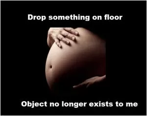 Drop something on floor. Object no longer exists to me Picture Quote #1
