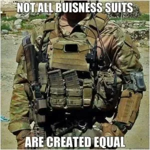 Not all business suits are created equal Picture Quote #1
