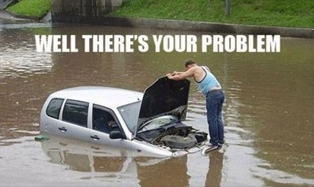 Well there's your problem Picture Quote #1