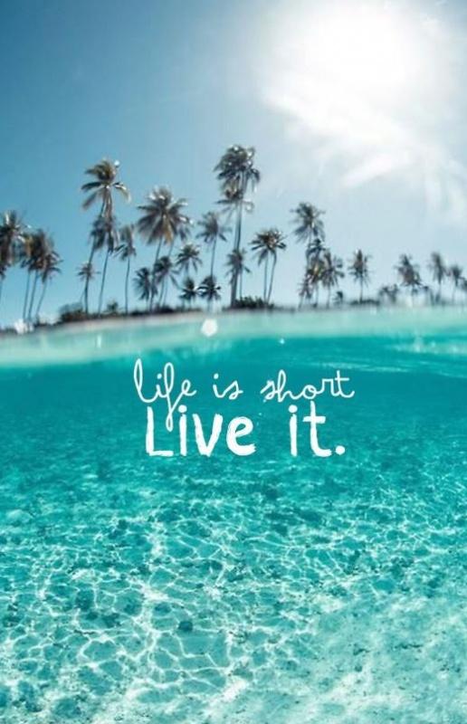 Life is short, live it | Picture Quotes