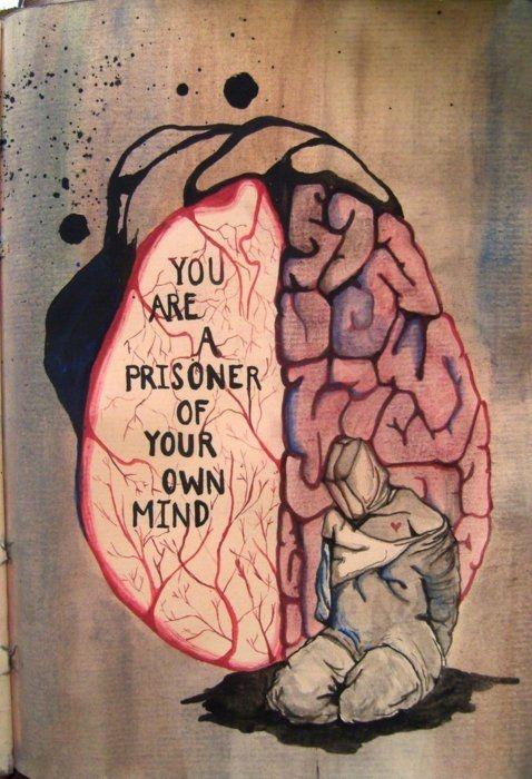 You are a prisoner of your own mind Picture Quote #1