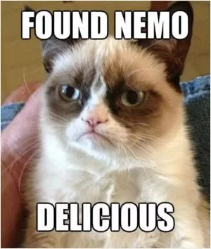 Found Nemo. Delicious Picture Quote #1