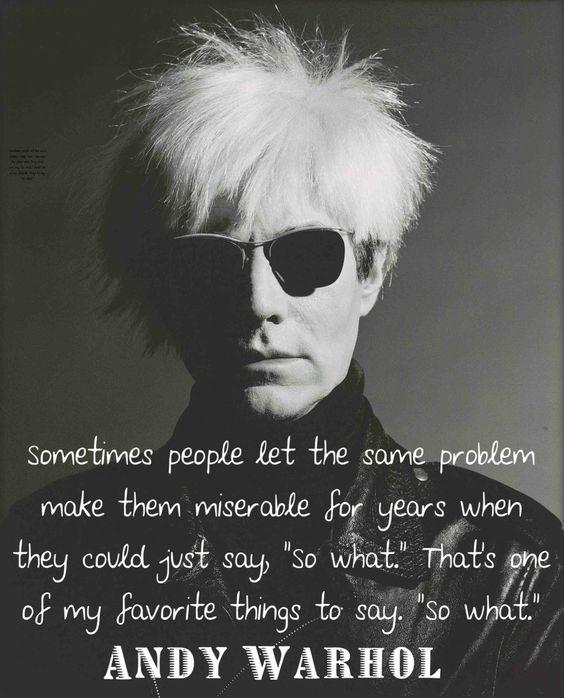 Sometimes people let the same problem make them miserable for years when they could just say, So what. That's one of my favorite things to say. So what Picture Quote #1