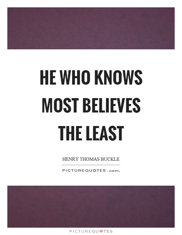 TOP 17 QUOTES BY HENRY THOMAS BUCKLE