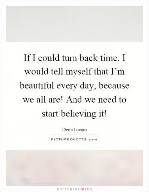 Turn Back Time Quotes & Sayings | Turn Back Time Picture Quotes