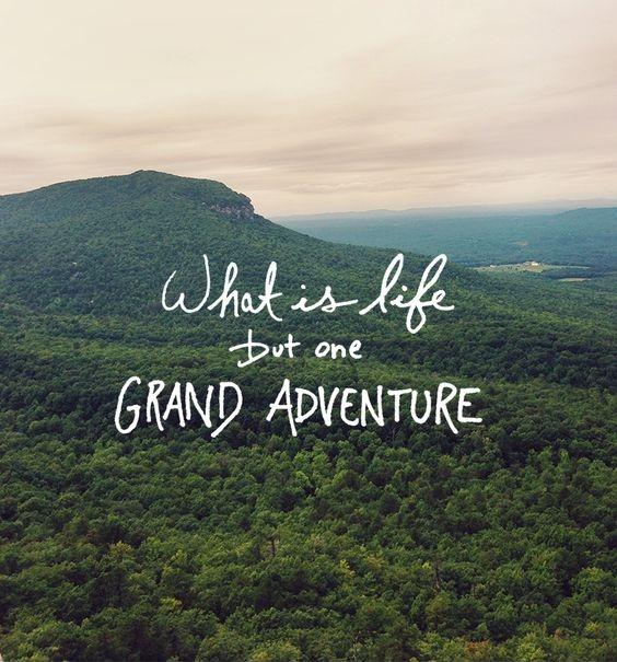 What is life but one grand adventure Picture Quote #1