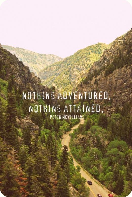 Nothing adventured, nothing attained Picture Quote #1