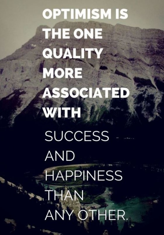 Optimism is the one quality more associated with success and happiness than any other Picture Quote #1