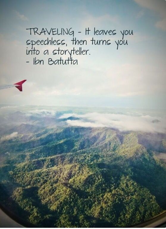 Traveling - it leaves you speechless, then turns you into a storyteller Picture Quote #2
