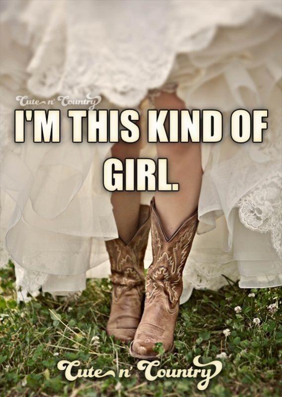 I'm this kind of girl Picture Quote #1