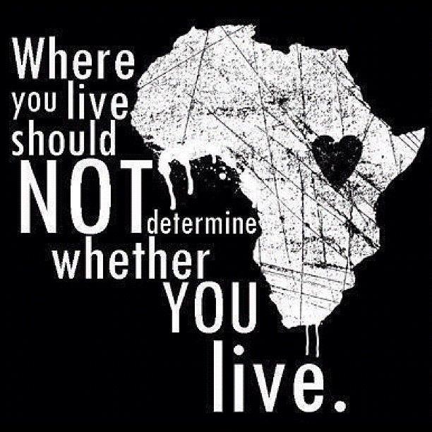 Where you live should not determine whether you live, or whether you die Picture Quote #1