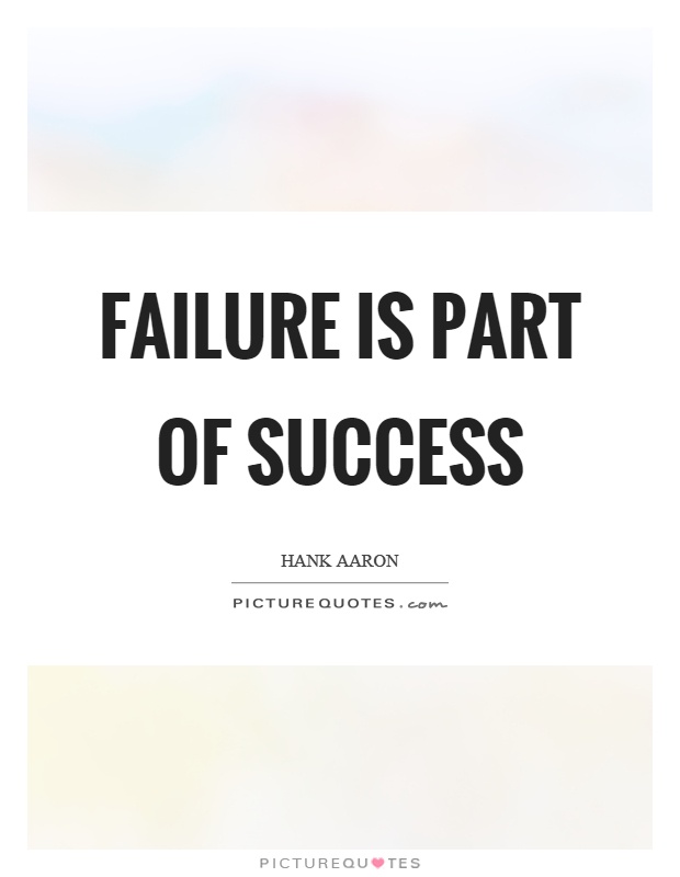 Failure is part of success Picture Quote #1