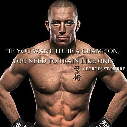If you want to be a champion you need to train like one Picture Quote #1