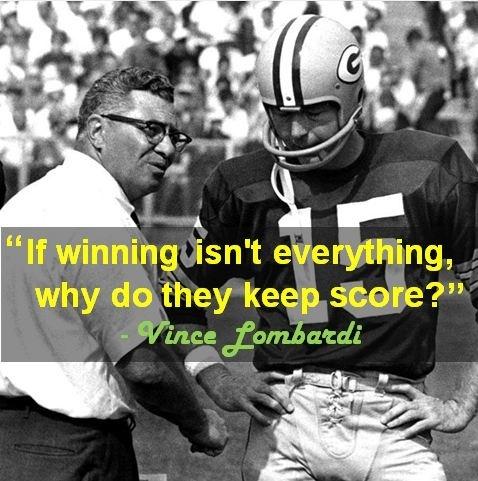 If winning isn't everything, why do they keep score? Picture Quote #1