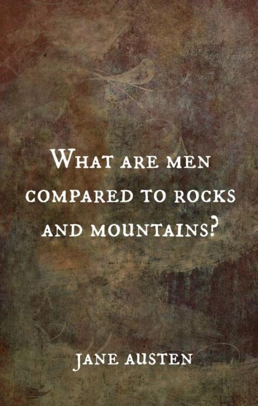 What are men compared to rocks and mountains Picture Quote #1